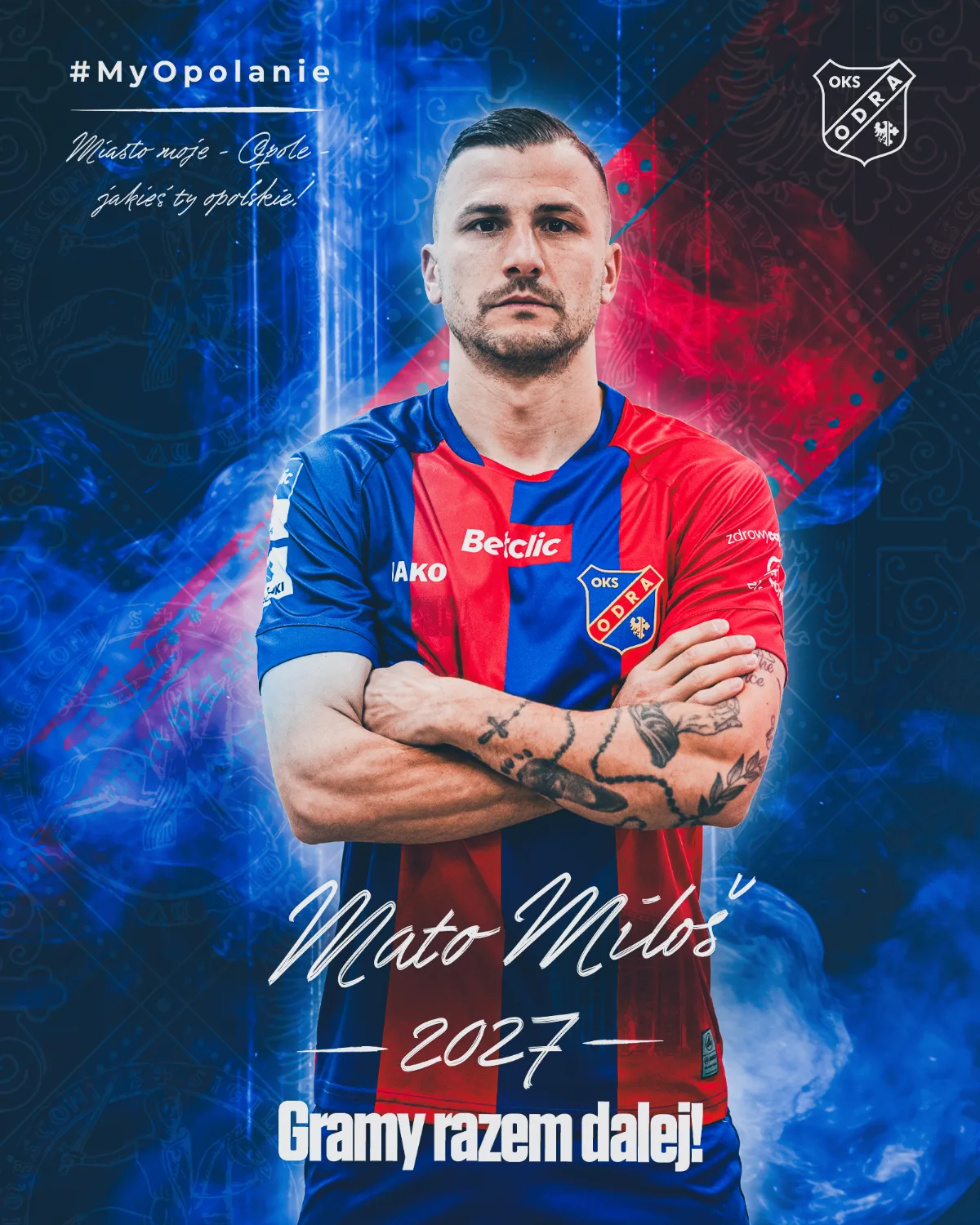 Mato Miloš przedłuża kontrakt z Odrą do 2027 roku