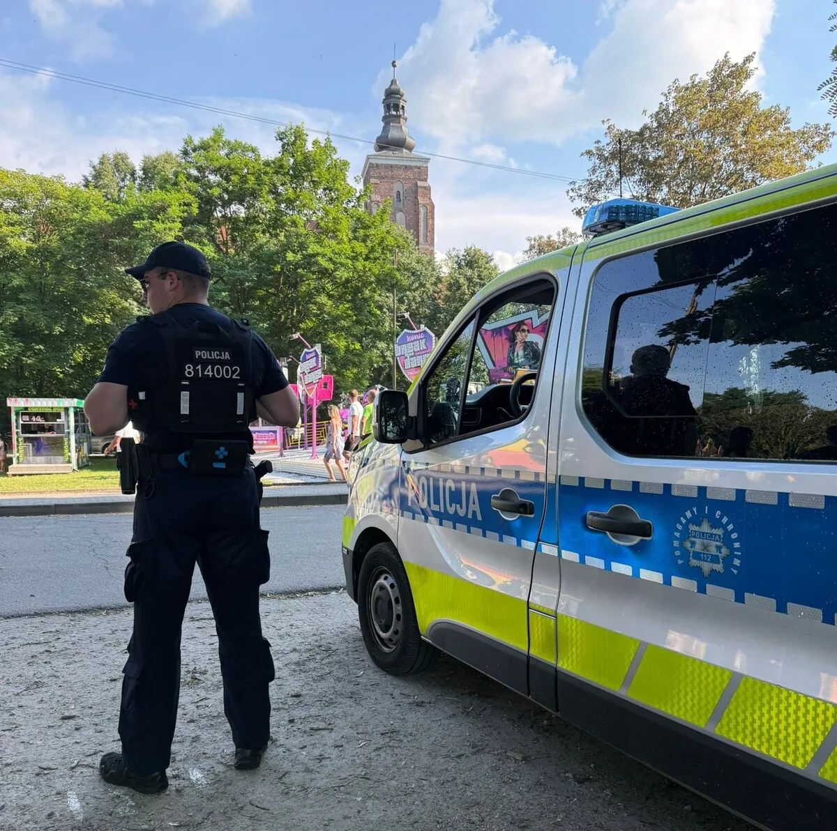 Bezpieczeństwo podczas obchodów 777-lecia Namysłowa zapewniali policjanci
