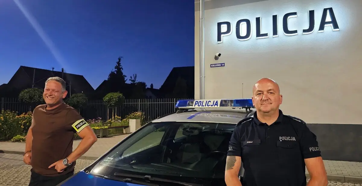Policjanci z Zawadzkiego uratowali życie nieprzytomnego mężczyzny