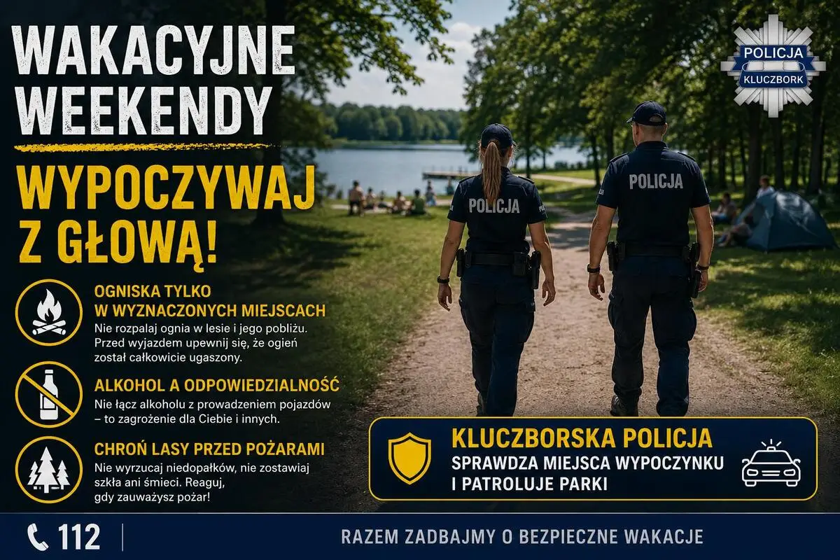 Bezpieczne wakacyjne weekendy w Kluczborku