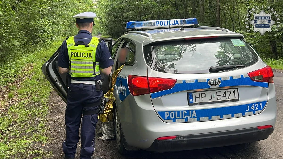 Policjanci z Kędzierzyna-Koźla uratowali zagubionego mężczyznę