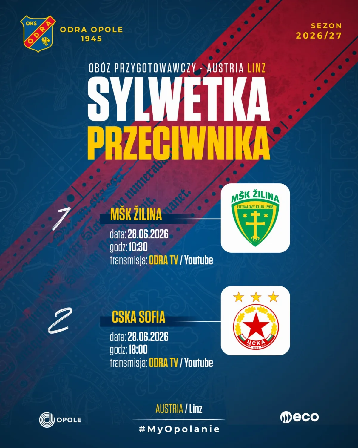 Mocni rywale na starcie przygotowań w Linz