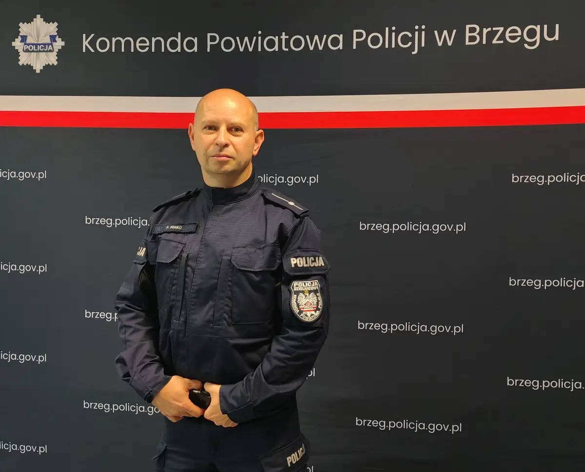 Sylwetka dzielnicowego: Piotr Piwko