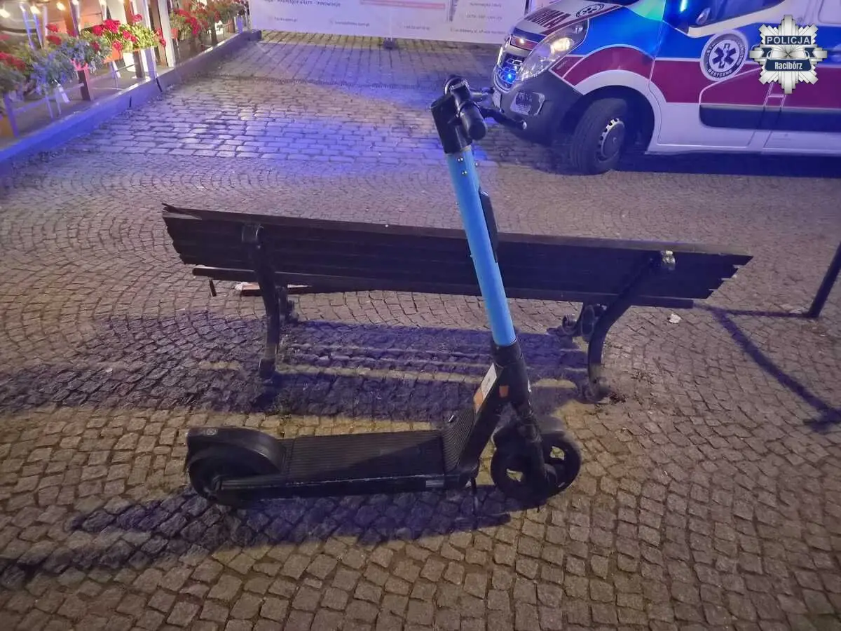 17-letnia dziewczyna ranna w wyniku wypadku hulajnogi. Kierowca nietrzeźwy