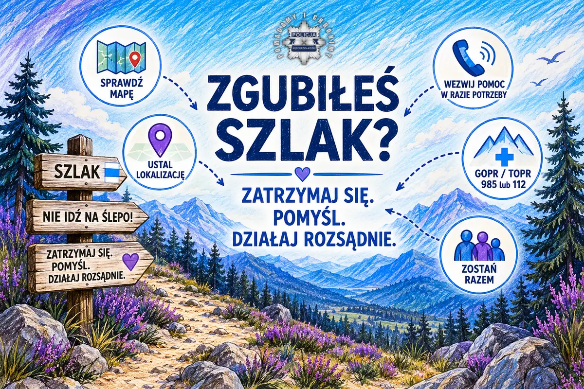 Turyści zgubieni w górach. Policjantka błyskawicznie zareagowała