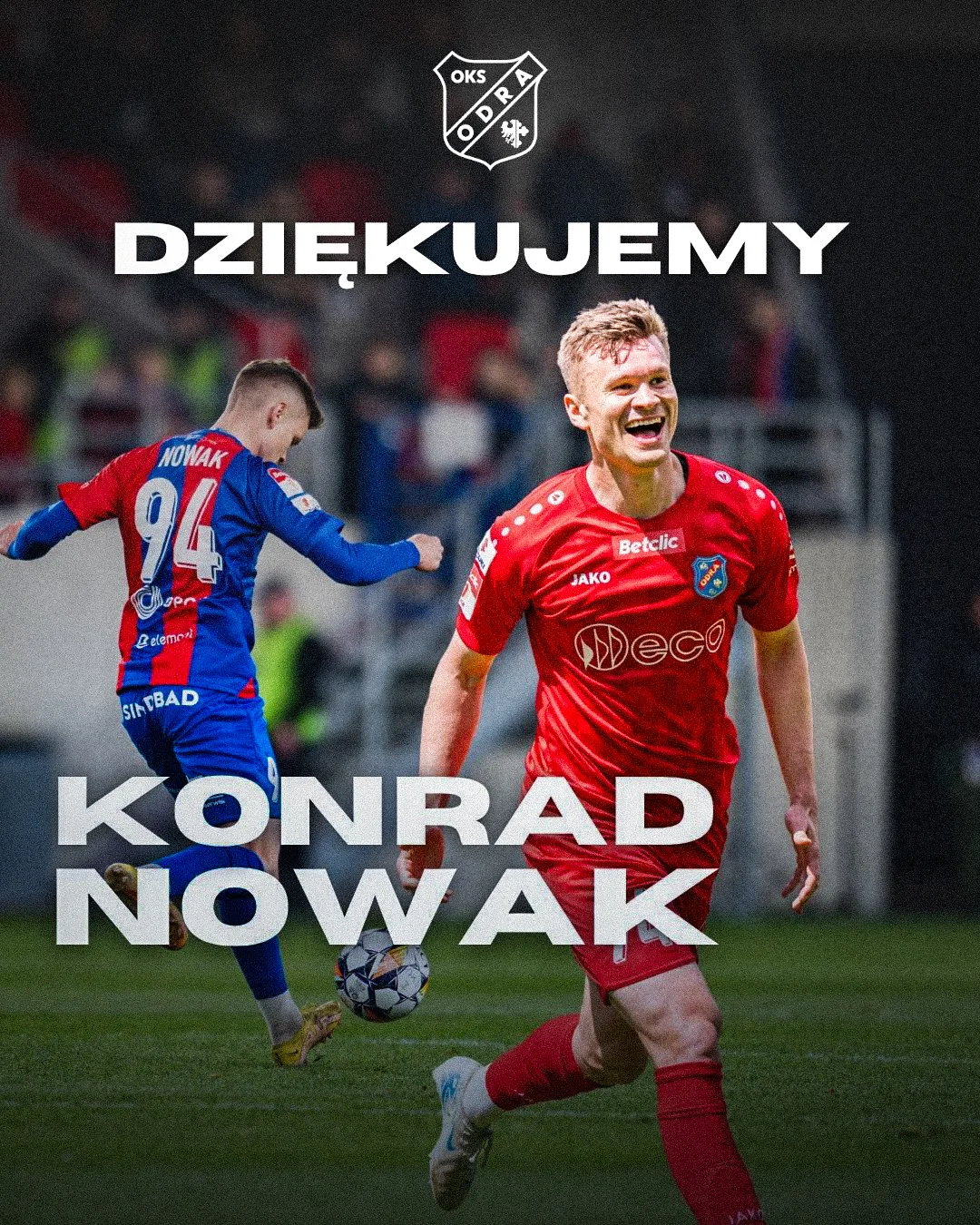 Konrad Nowak kończy współpracę z Odrą Opole