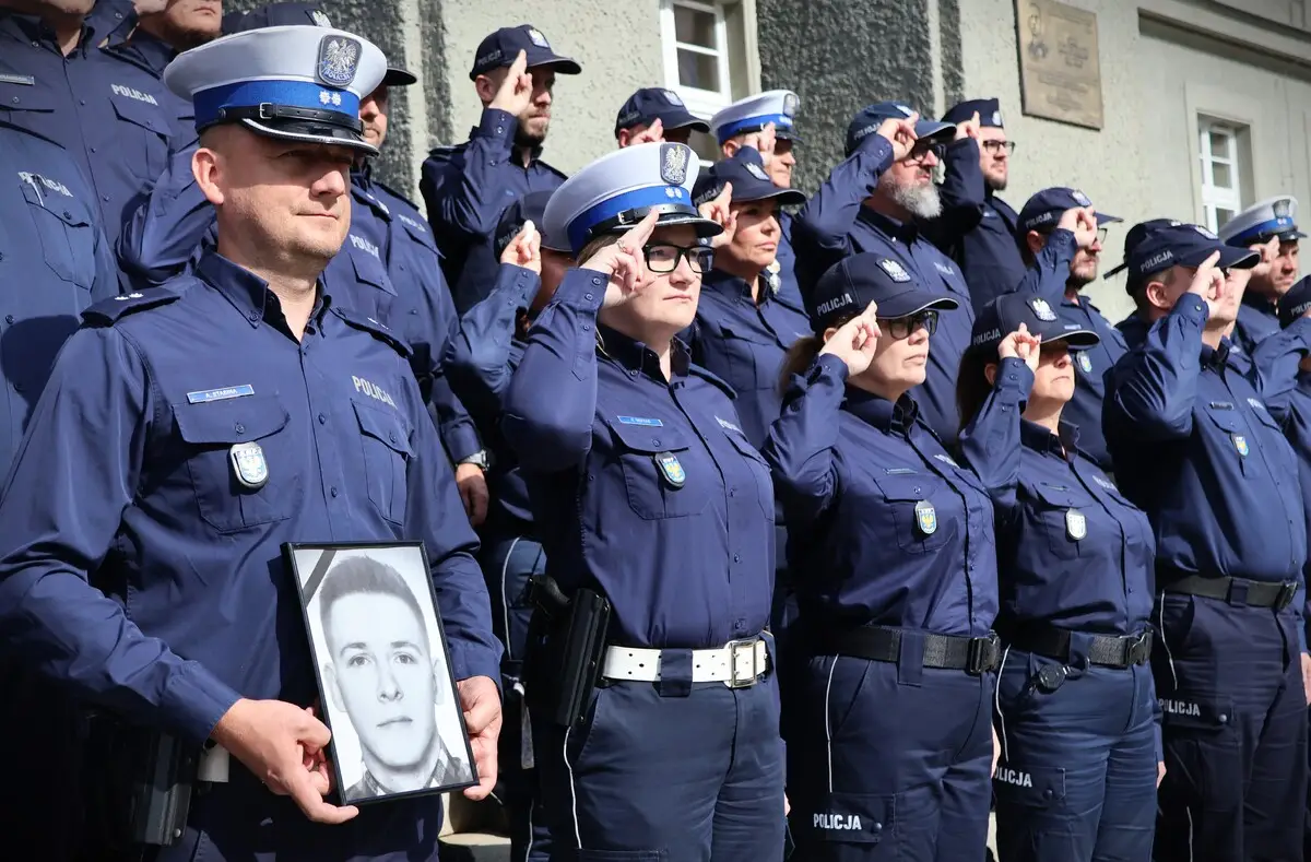 Hołd dla podkomisarza Natana Sieroni w Opolu