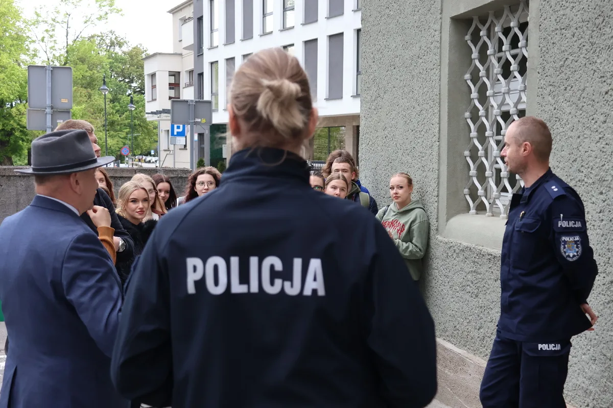 Wizyta studentów Uniwersytetu Opolskiego w komendach policji