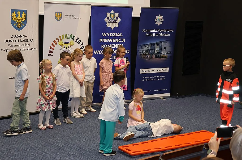 Finał projektu „Przedszkolak Ratuje” w powiecie oleskim