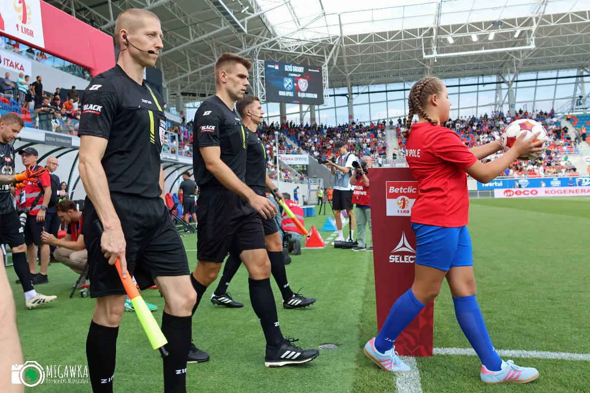 Obsada sędziowska meczu Odra - Polonia Warszawa