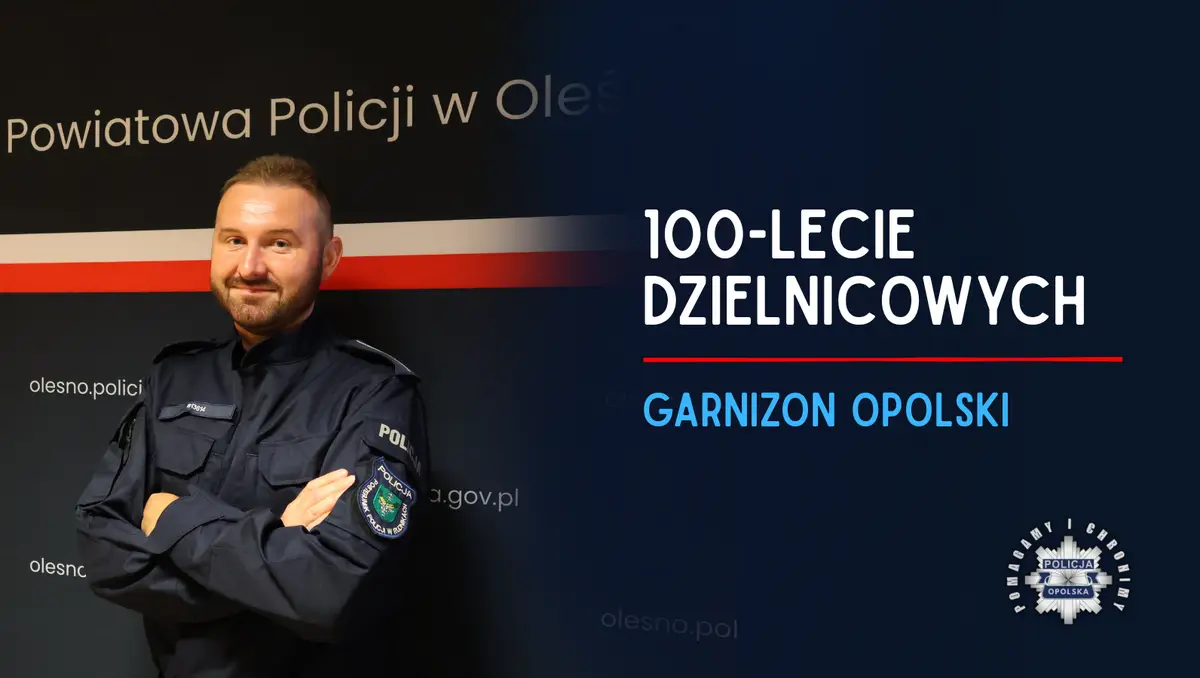 Mł. asp. Sławomir Rempalski - dzielnicowy z pasją do sztuki i sportu