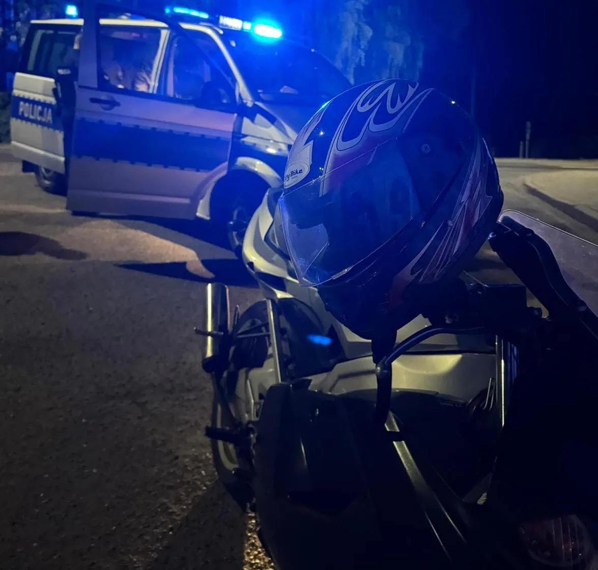 17-latek zatrzymany za jazdę skuterem pod wpływem alkoholu i z narkotykami