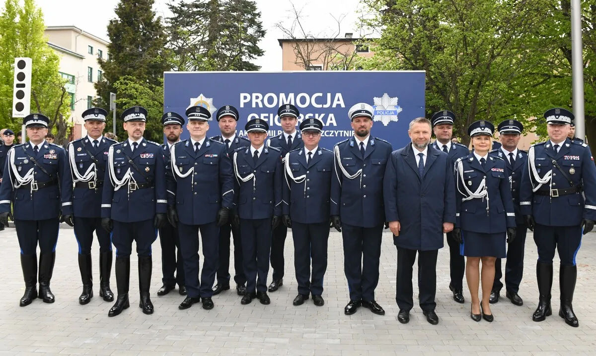 Promocja na pierwszy stopień oficerski w Akademii Policji w Szczytnie