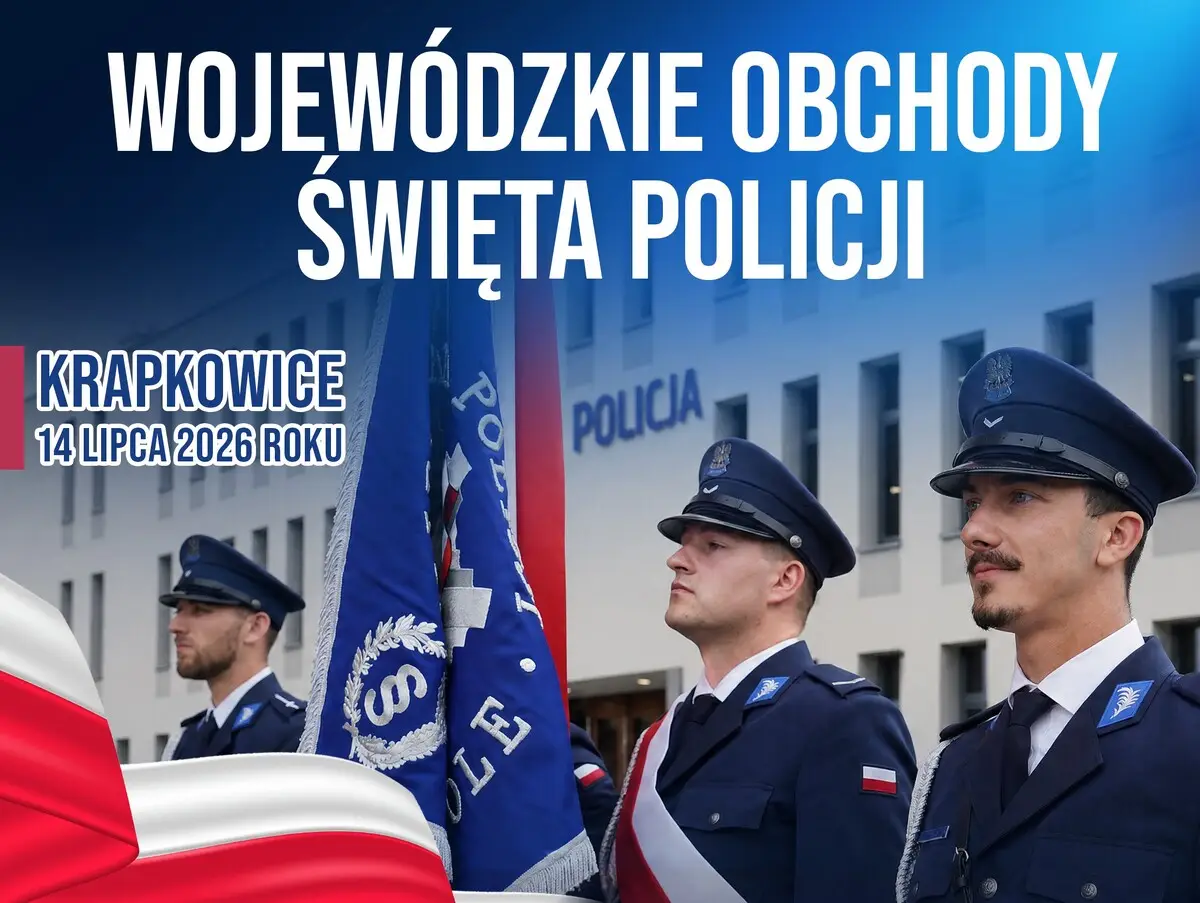 Wojewódzkie Obchody Święta Policji w Krapkowicach