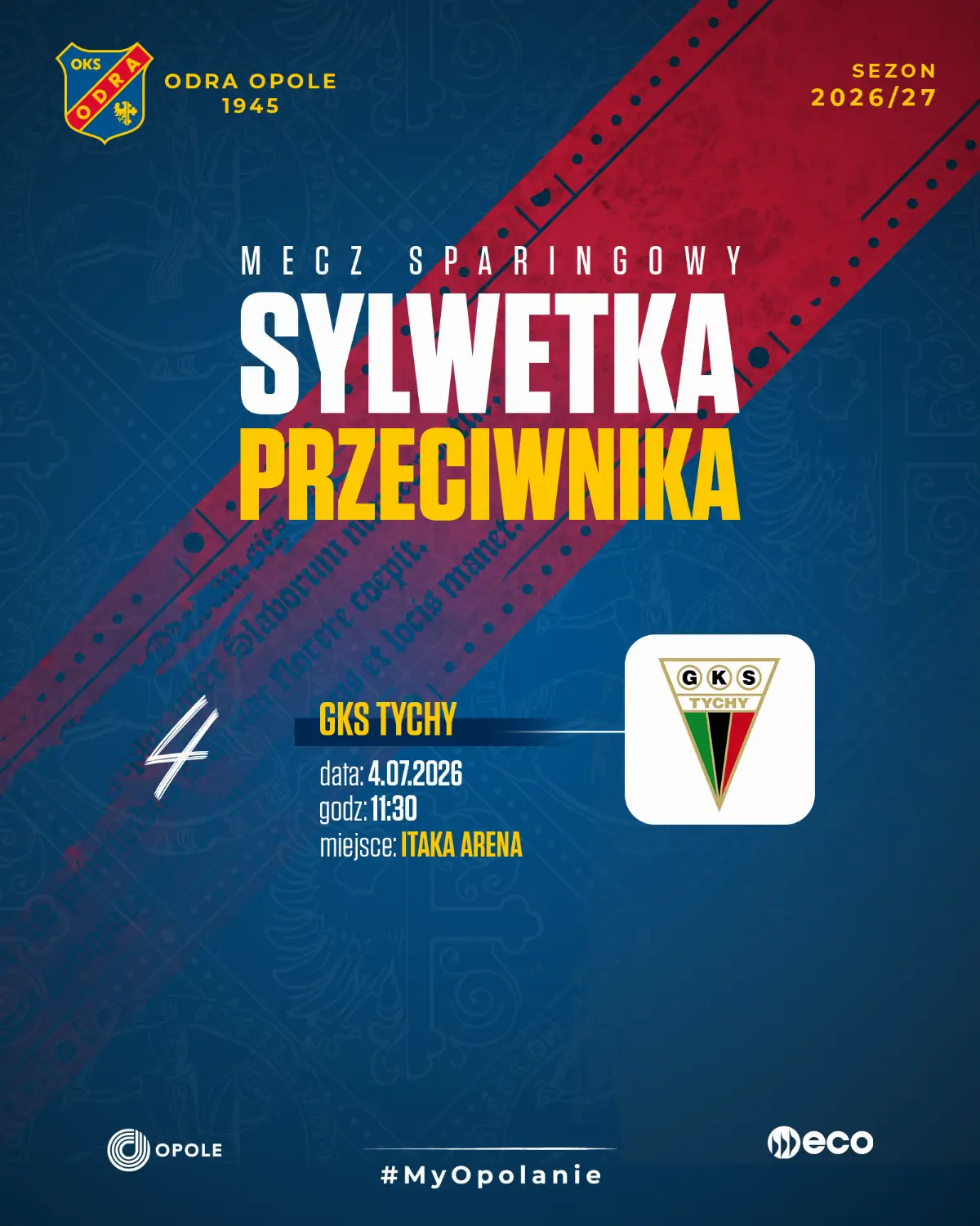 Mecz towarzyski z GKS-em Tychy na Itaka Arenie