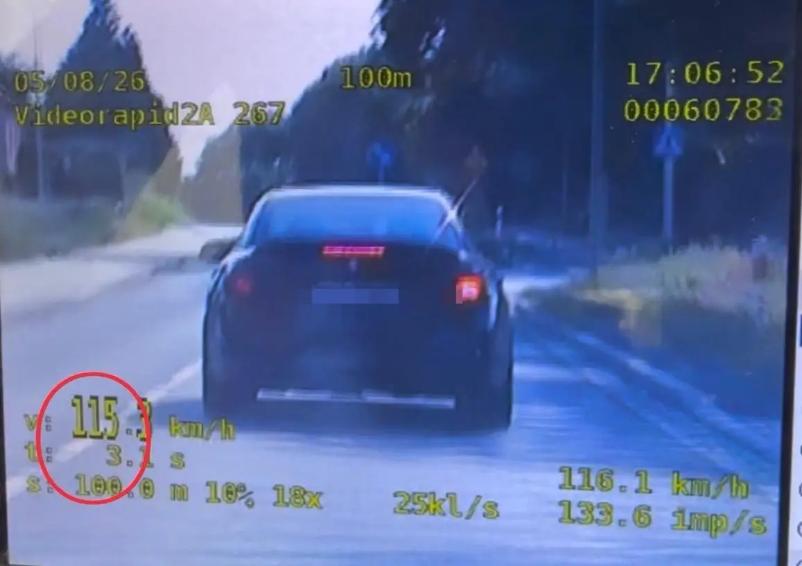19-letnia kierująca BMW przekroczyła prędkość o 65 km/h