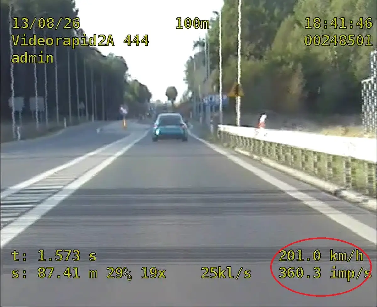 Pirat drogowy zatrzymany przez policjantów w Krapkowicach