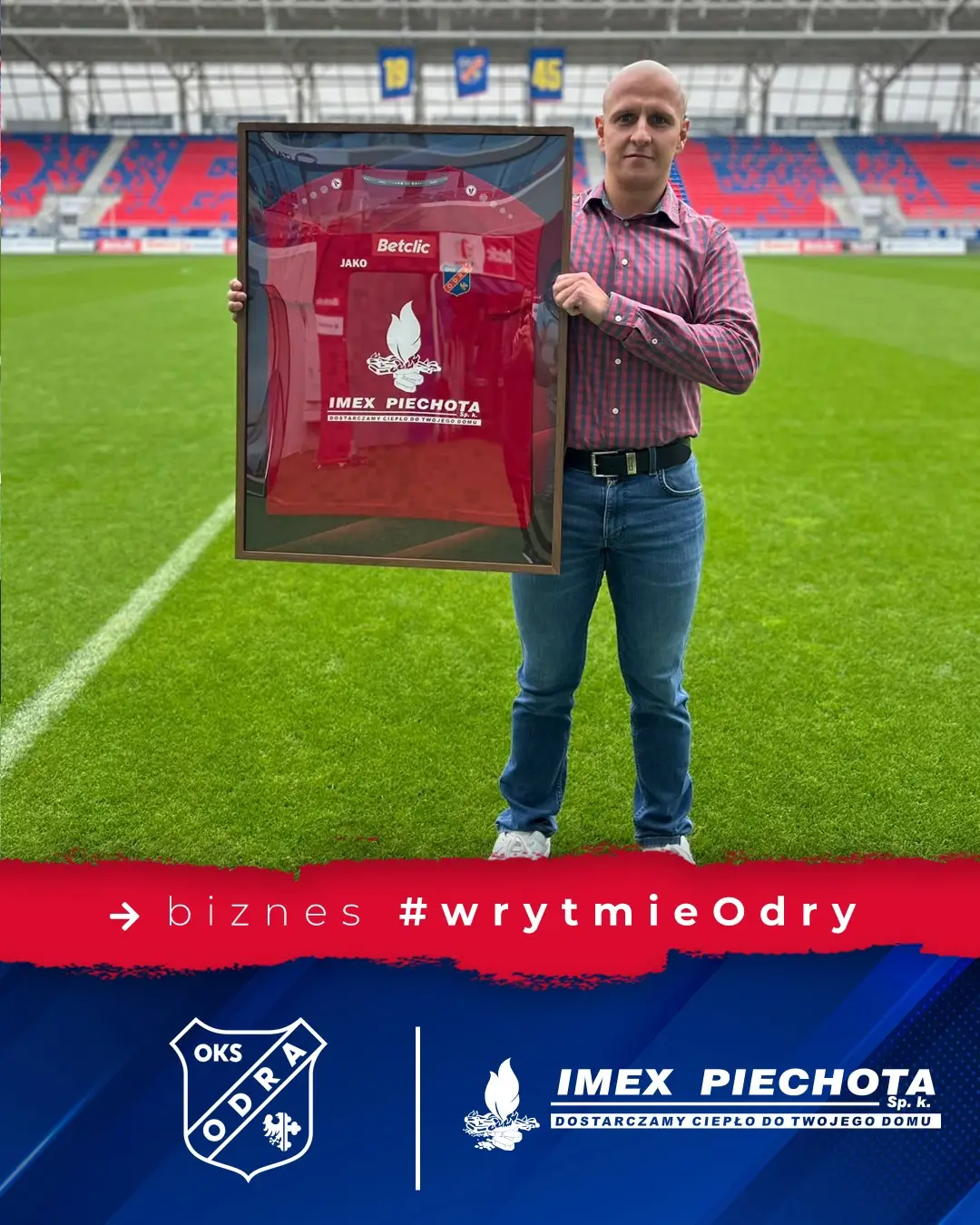 Firma IMEX PIECHOTA nowym sponsorem Odry Opole