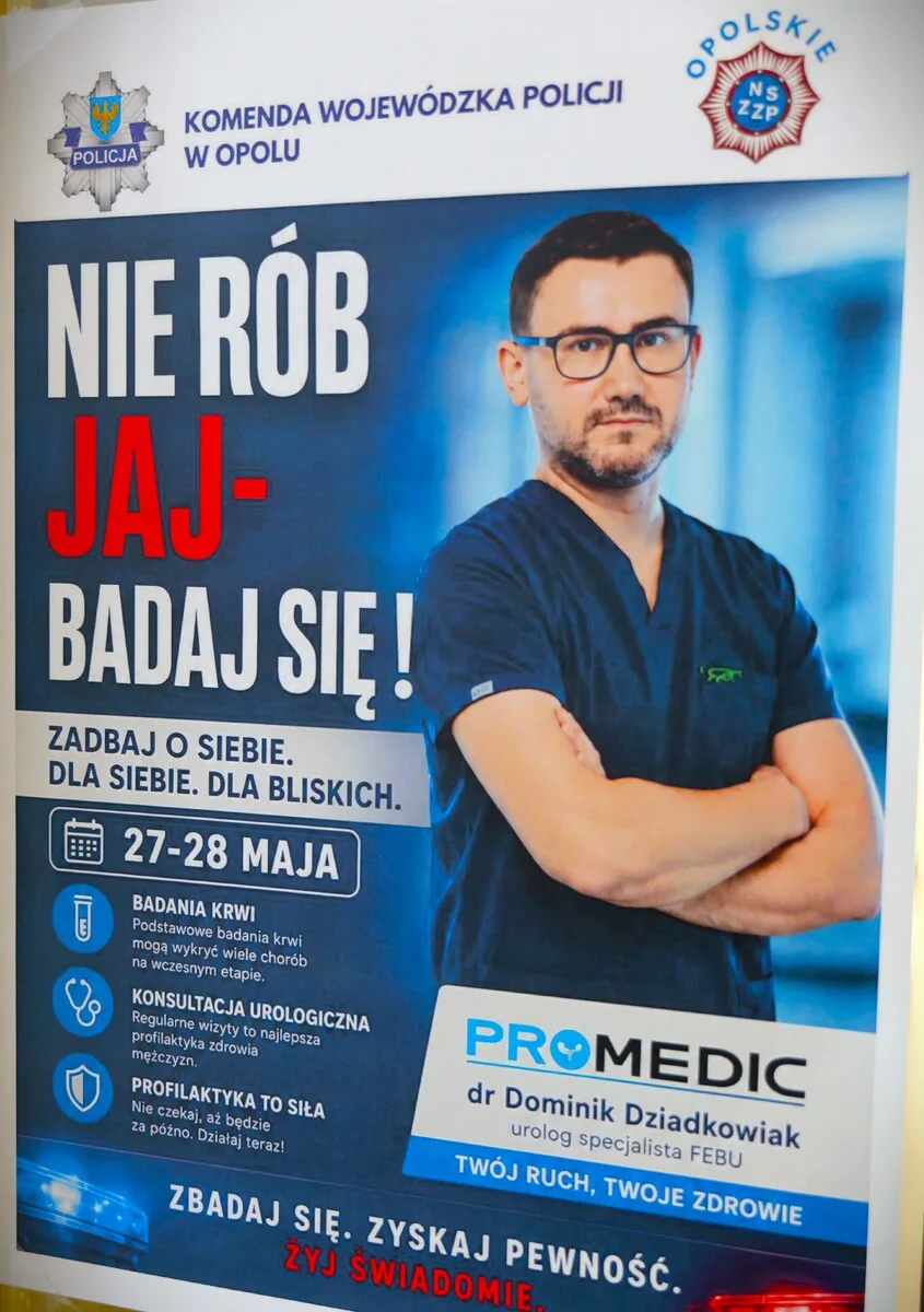 Profilaktyka zdrowotna w opolskiej komendzie policji